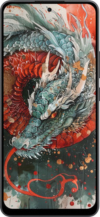 Силиконовый чехол Стихия огня для Oppo Reno13 F 5G / Reno13 F 4G - 6101u-3955 изображение 