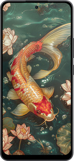 Силиконовый чехол Мелодия Лотоса для Oppo Reno13 F 5G / Reno13 F 4G - 6106u-3955 изображение 