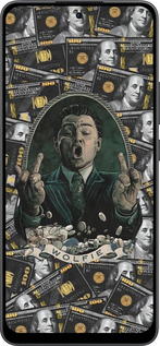 Силиконовый чехол Волк с валл стрит для Oppo Reno13 F 5G / Reno13 F 4G - 6287u-3955 изображение 