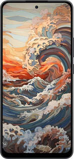 Силиконовый чехол Арт волны для Oppo Reno13 F 5G / Reno13 F 4G - 6324u-3955 изображение 