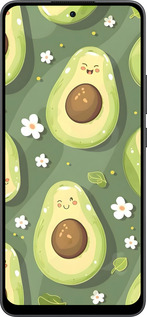 Силиконовый чехол Авокадо для Oppo Reno13 F 5G / Reno13 F 4G - 6380u-3955 изображение 