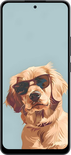 Силиконовый чехол Пес в очках для Oppo Reno13 F 5G / Reno13 F 4G - 6381u-3955 изображение 