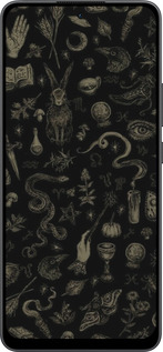 Силиконовый чехол Мистический коллаж с травами и магическими символами для Oppo Reno13 F 5G / Reno13 F 4G - 6428u-3955 изображение 