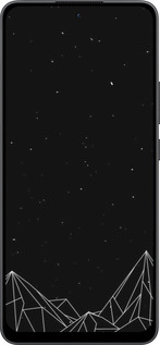 Силиконовый чехол Черно белые абстрактные горы для Oppo Reno13 F 5G / Reno13 F 4G - 6437u-3955 изображение 