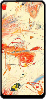 Силиконовый чехол Динамичная картина с хаотичными мазками для Oppo Reno13 F 5G / Reno13 F 4G - 6540u-3955 изображение 