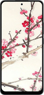 Силиконовый чехол Принт с изображением цветения сакуры для Oppo Reno13 F 5G / Reno13 F 4G - 6545u-3955 изображение 