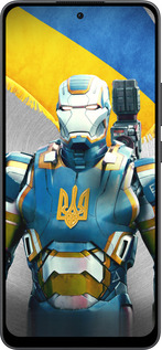 Силиконовый чехол Украинский киборг для Oppo Reno13 F 5G / Reno13 F 4G - 980u-3955 изображение 