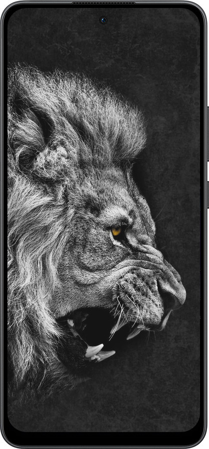 Силиконовый чехол Лев для Oppo Reno13 F 5G / Reno13 F 4G - 1080u-3955 изображение 