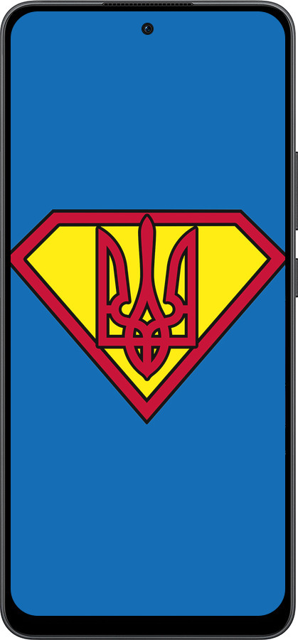 Силиконовый чехол Супер Тризуб для Oppo Reno13 F 5G / Reno13 F 4G - 1164u-3955 изображение 