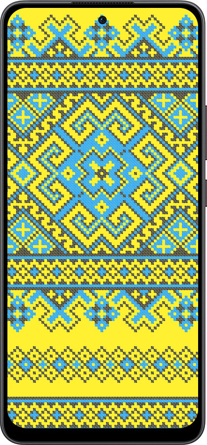 Силиконовый чехол Вышиванка 41 для Oppo Reno13 F 5G / Reno13 F 4G - 1175u-3955 изображение 