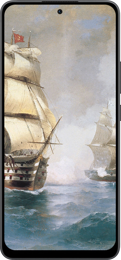 Силиконовый чехол Айвазовский. Корабли для Oppo Reno13 F 5G / Reno13 F 4G - 160u-3955 изображение 