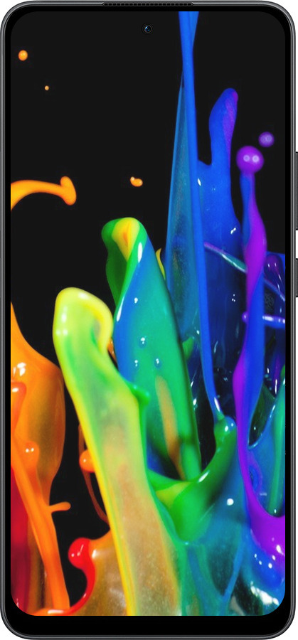 Силиконовый чехол брызги краски для Oppo Reno13 F 5G / Reno13 F 4G - 3957u-3955 изображение 