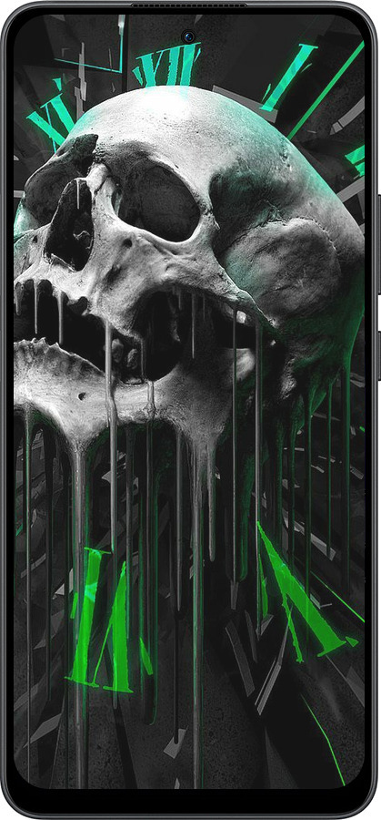 Силиконовый чехол Череп-часы для Oppo Reno13 F 5G / Reno13 F 4G - 4100u-3955 изображение 