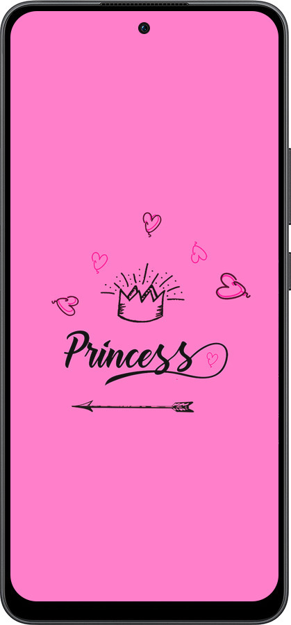 Силиконовый чехол Princess для Oppo Reno13 F 5G / Reno13 F 4G - 4361u-3955 изображение 