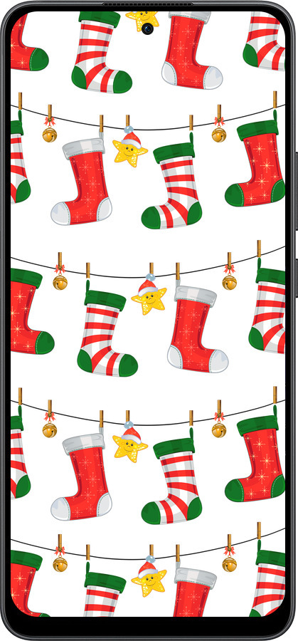 Силиконовый чехол Новогодний 9 для Oppo Reno13 F 5G / Reno13 F 4G - 4622u-3955 изображение 