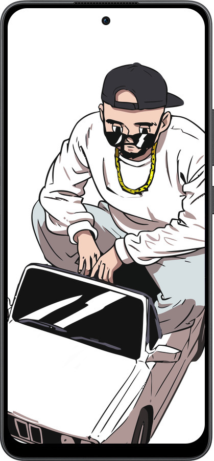 Силиконовый чехол Тачка для Oppo Reno13 F 5G / Reno13 F 4G - 4663u-3955 изображение 