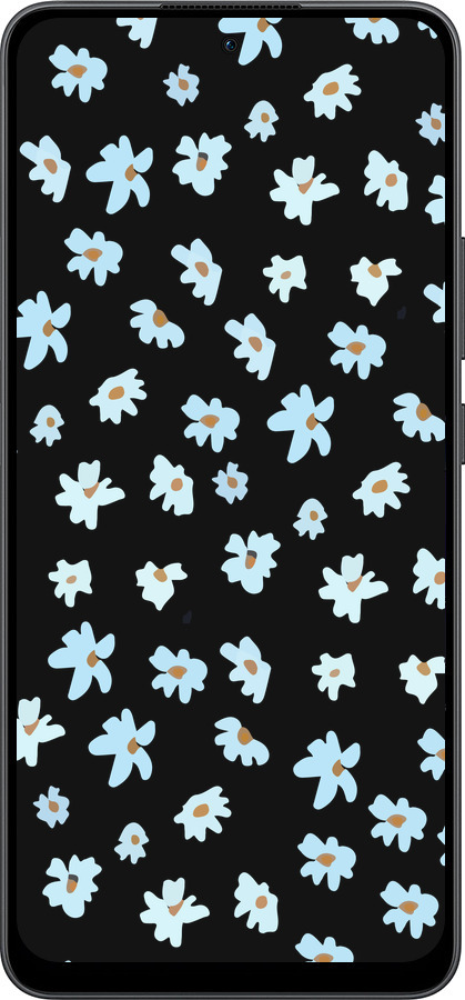 Силиконовый чехол Цветочный для Oppo Reno13 F 5G / Reno13 F 4G - 4900u-3955 изображение 
