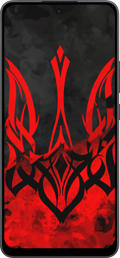 Силиконовый чехол Герб Украины v2 для Oppo Reno13 F 5G / Reno13 F 4G - 5312u-3955 изображение 