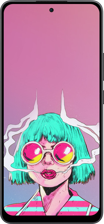 Силиконовый чехол Поп арт девушка для Oppo Reno13 F 5G / Reno13 F 4G - 5378u-3955 изображение 