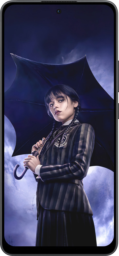 Силиконовый чехол Wednesday v2 для Oppo Reno13 F 5G / Reno13 F 4G - 5516u-3955 изображение 