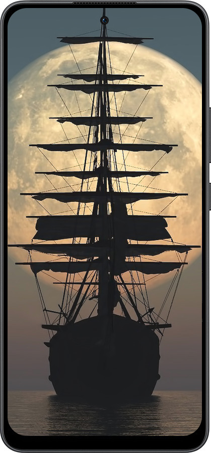 Силиконовый чехол Корабль для Oppo Reno13 F 5G / Reno13 F 4G - 5998u-3955 изображение 