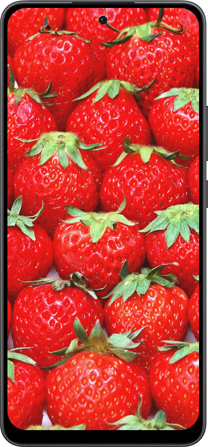 Силиконовый чехол Клубника для Oppo Reno13 F 5G / Reno13 F 4G - 6020u-3955 изображение 