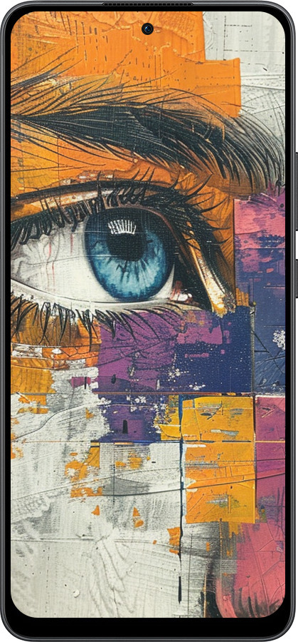 Силиконовый чехол Цветная фреска для Oppo Reno13 F 5G / Reno13 F 4G - 6032u-3955 изображение 