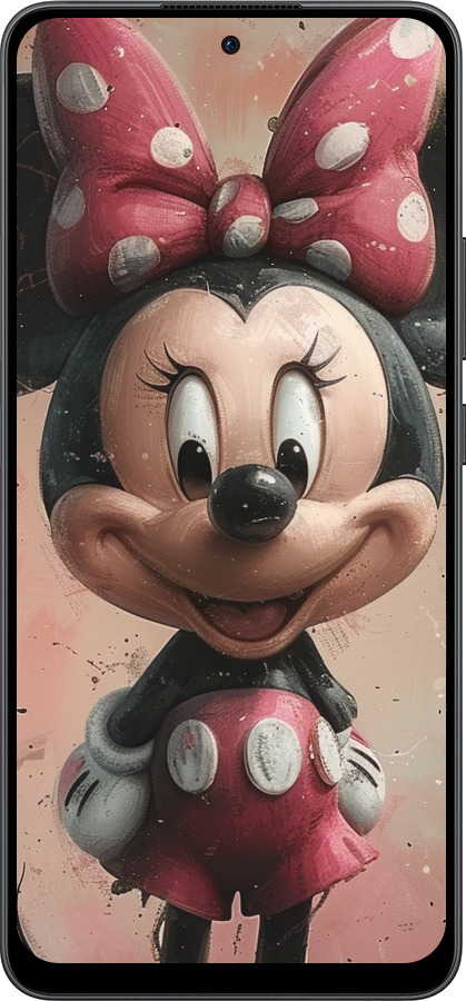 Силиконовый чехол Minnie Mouse для Oppo Reno13 F 5G / Reno13 F 4G - 6054u-3955 изображение 