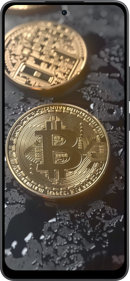 Силиконовый чехол Вулканический Bitcoin для Oppo Reno13 F 5G / Reno13 F 4G - 6092u-3955 изображение 
