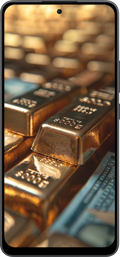 Силиконовый чехол Сияние золота для Oppo Reno13 F 5G / Reno13 F 4G - 6104u-3955 изображение 