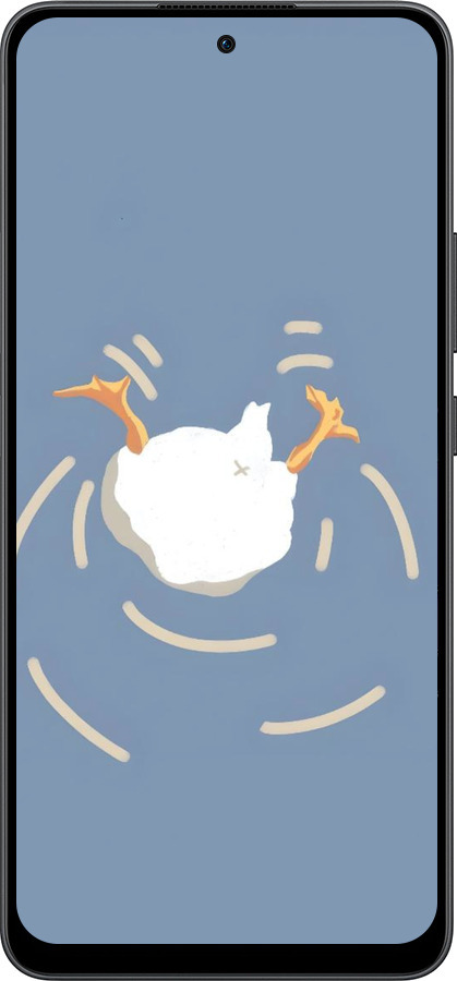 Силиконовый чехол Гусь ныряет для Oppo Reno13 F 5G / Reno13 F 4G - 6275u-3955 изображение 