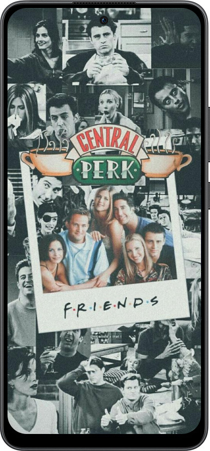 Силиконовый чехол Друзья для Oppo Reno13 F 5G / Reno13 F 4G - 6276u-3955 изображение 