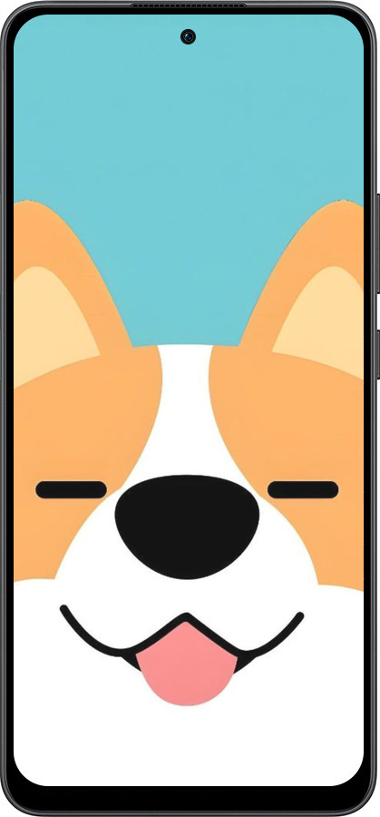 Силіконовий чехол Корги для Oppo Reno13 F 5G / Reno13 F 4G - 6280u-3955 изображение 