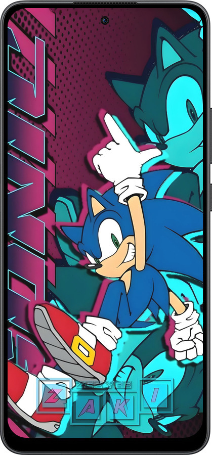 Силиконовый чехол Соник для Oppo Reno13 F 5G / Reno13 F 4G - 6284u-3955 изображение 