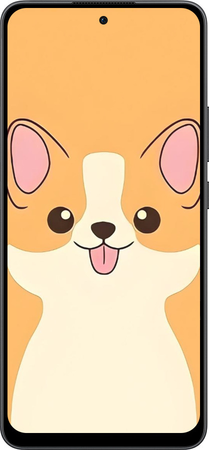 Силиконовый чехол Милый пес для Oppo Reno13 F 5G / Reno13 F 4G - 6296u-3955 изображение 