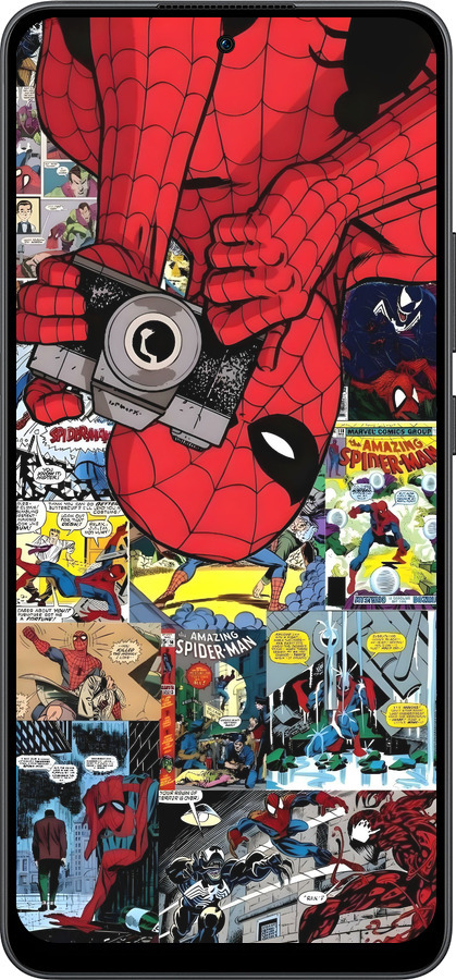 Силіконовий чехол Людина павук 2 для Oppo Reno13 F 5G / Reno13 F 4G - 6333u-3955 изображение 