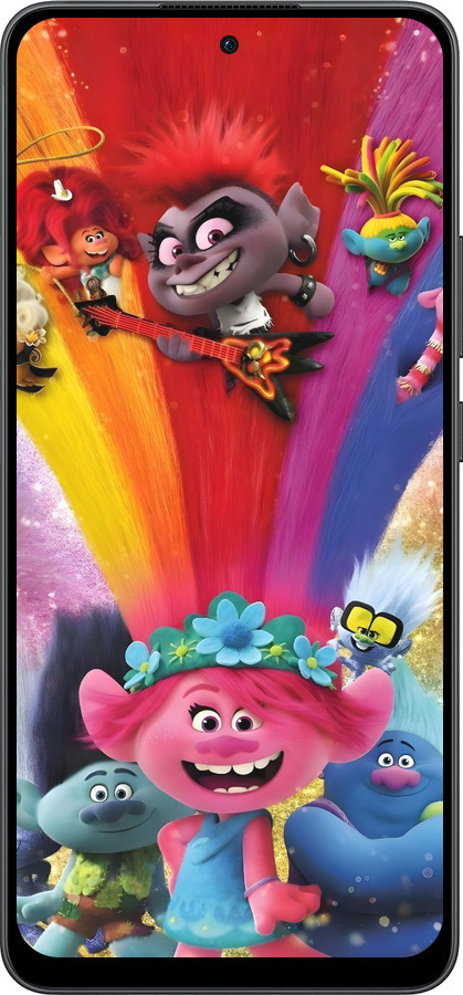 Силиконовый чехол Троли для Oppo Reno13 F 5G / Reno13 F 4G - 6343u-3955 изображение 