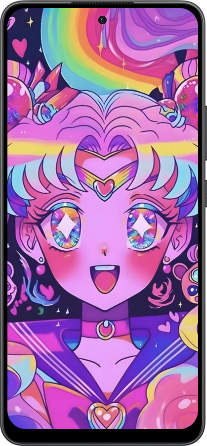 Силиконовый чехол Сейлор Мун 3 для Oppo Reno13 F 5G / Reno13 F 4G - 6352u-3955 изображение 