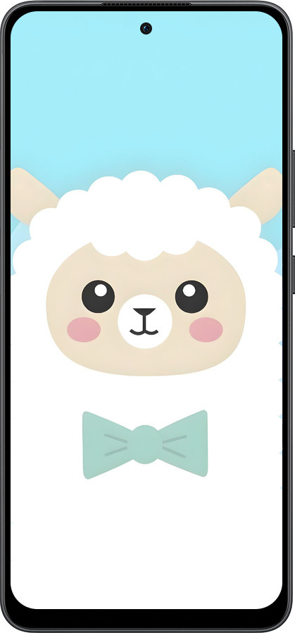 Силиконовый чехол Милый барашек для Oppo Reno13 F 5G / Reno13 F 4G - 6355u-3955 изображение 