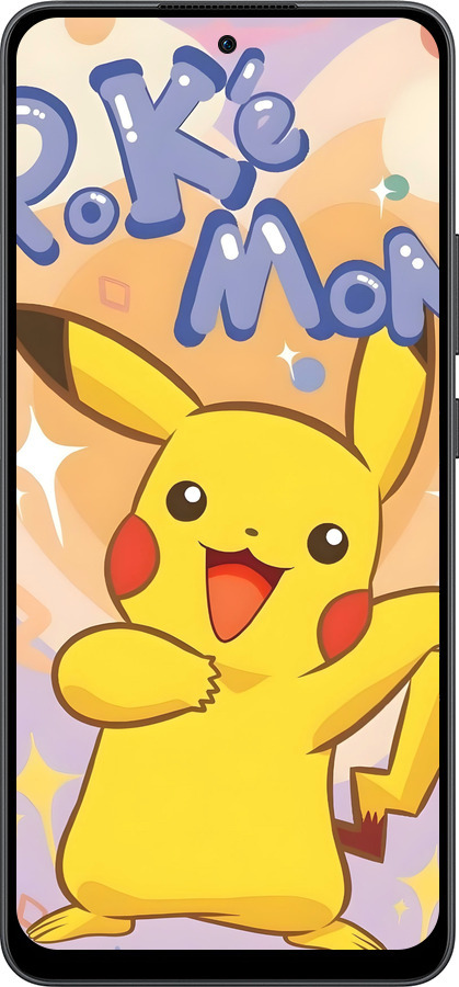 Силиконовый чехол Пикачу для Oppo Reno13 F 5G / Reno13 F 4G - 6383u-3955 изображение 