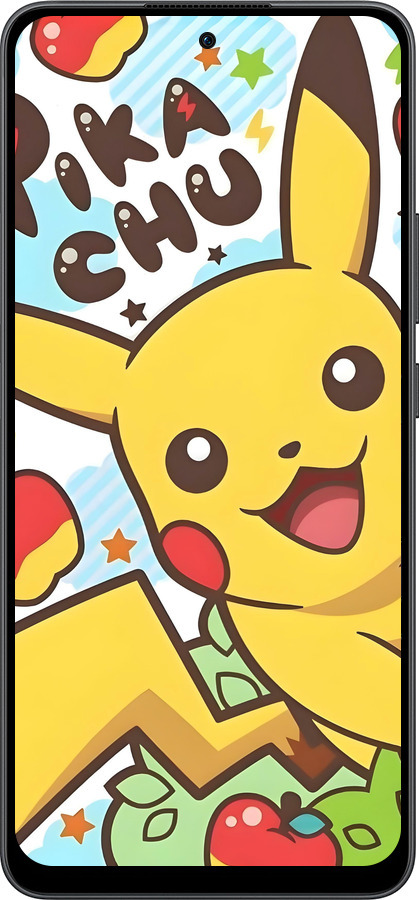 Силіконовий чехол Пикачу 2 для Oppo Reno13 F 5G / Reno13 F 4G - 6391u-3955 изображение 