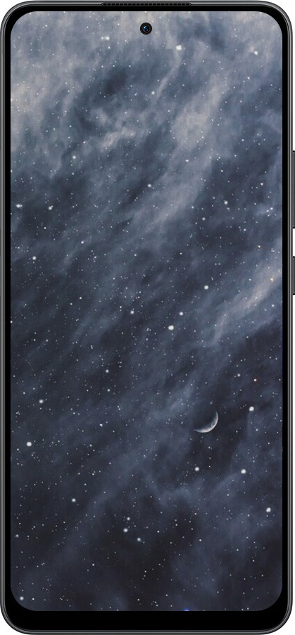 Силіконовий чехол Сині хмари, Синій місяць для Oppo Reno13 F 5G / Reno13 F 4G - 6398u-3955 изображение 