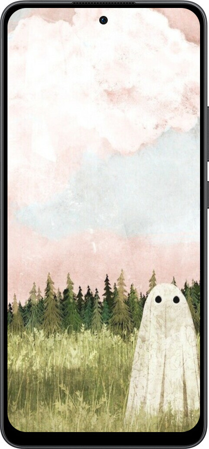 Силіконовий чехол Привид для Oppo Reno13 F 5G / Reno13 F 4G - 6401u-3955 изображение 