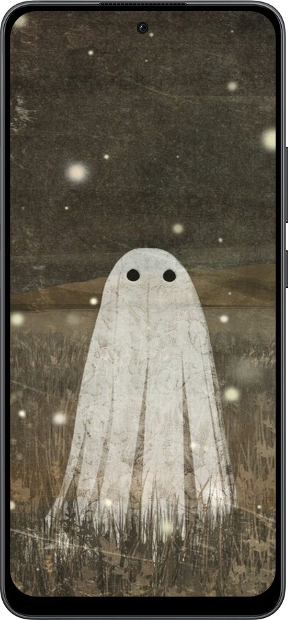 Силіконовий чехол Привид та світлячки для Oppo Reno13 F 5G / Reno13 F 4G - 6406u-3955 изображение 