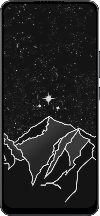 Силіконовий чехол Мінімалістичний гірський краєвид для Oppo Reno13 F 5G / Reno13 F 4G - 6438u-3955 изображение 