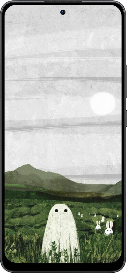 Силиконовый чехол Привидение для Oppo Reno13 F 5G / Reno13 F 4G - 6492u-3955 изображение 