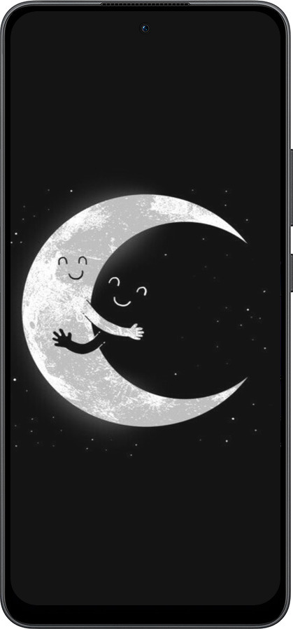 Силіконовий чехол Місячні обійми для Oppo Reno13 F 5G / Reno13 F 4G - 6508u-3955 изображение 