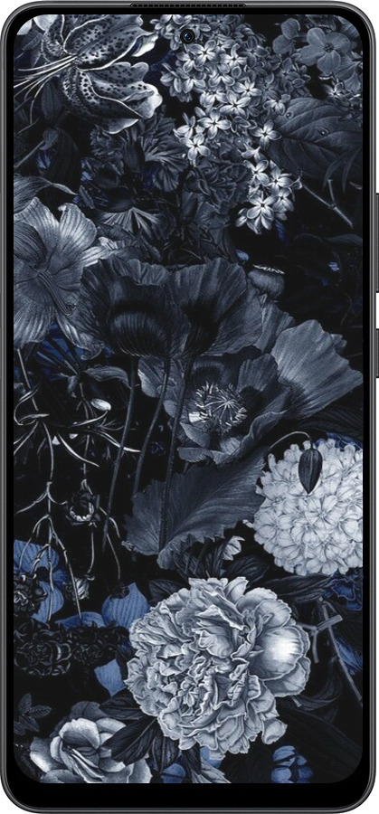 Силіконовий чехол Анотація квітковий малюнок в синіх тонах. для Oppo Reno13 F 5G / Reno13 F 4G - 6539u-3955 изображение 