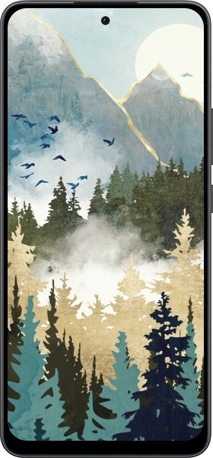 Силиконовый чехол С изображением лесного пейзажа для Oppo Reno13 F 5G / Reno13 F 4G - 6548u-3955 изображение 