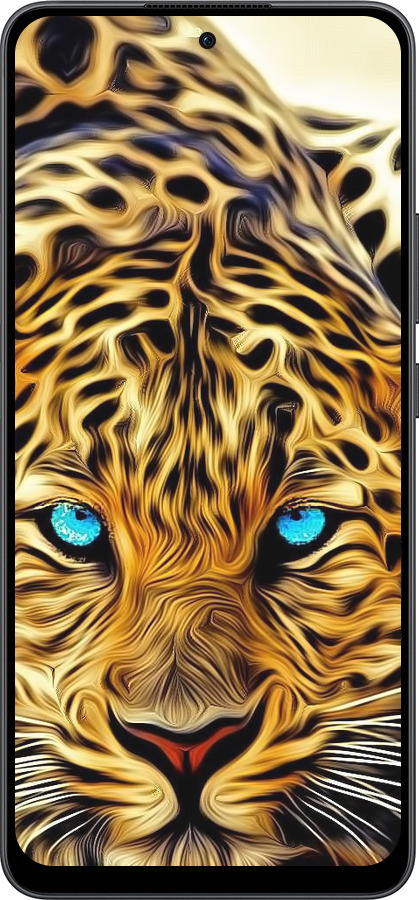 Силиконовый чехол Леопард для Oppo Reno13 F 5G / Reno13 F 4G - 6611u-3955 изображение 